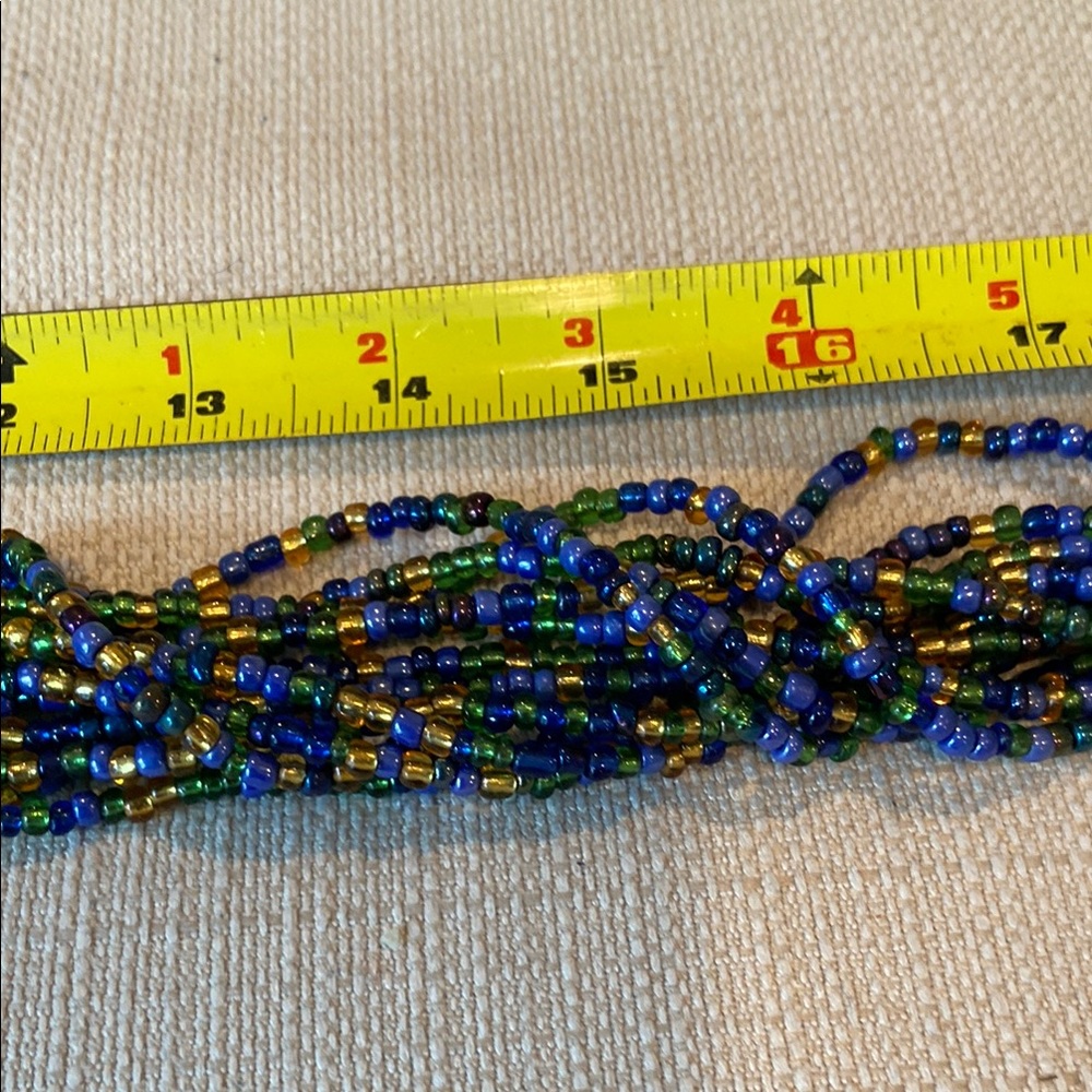 Multicolor Beaded Necklace - Picture 9 of 11